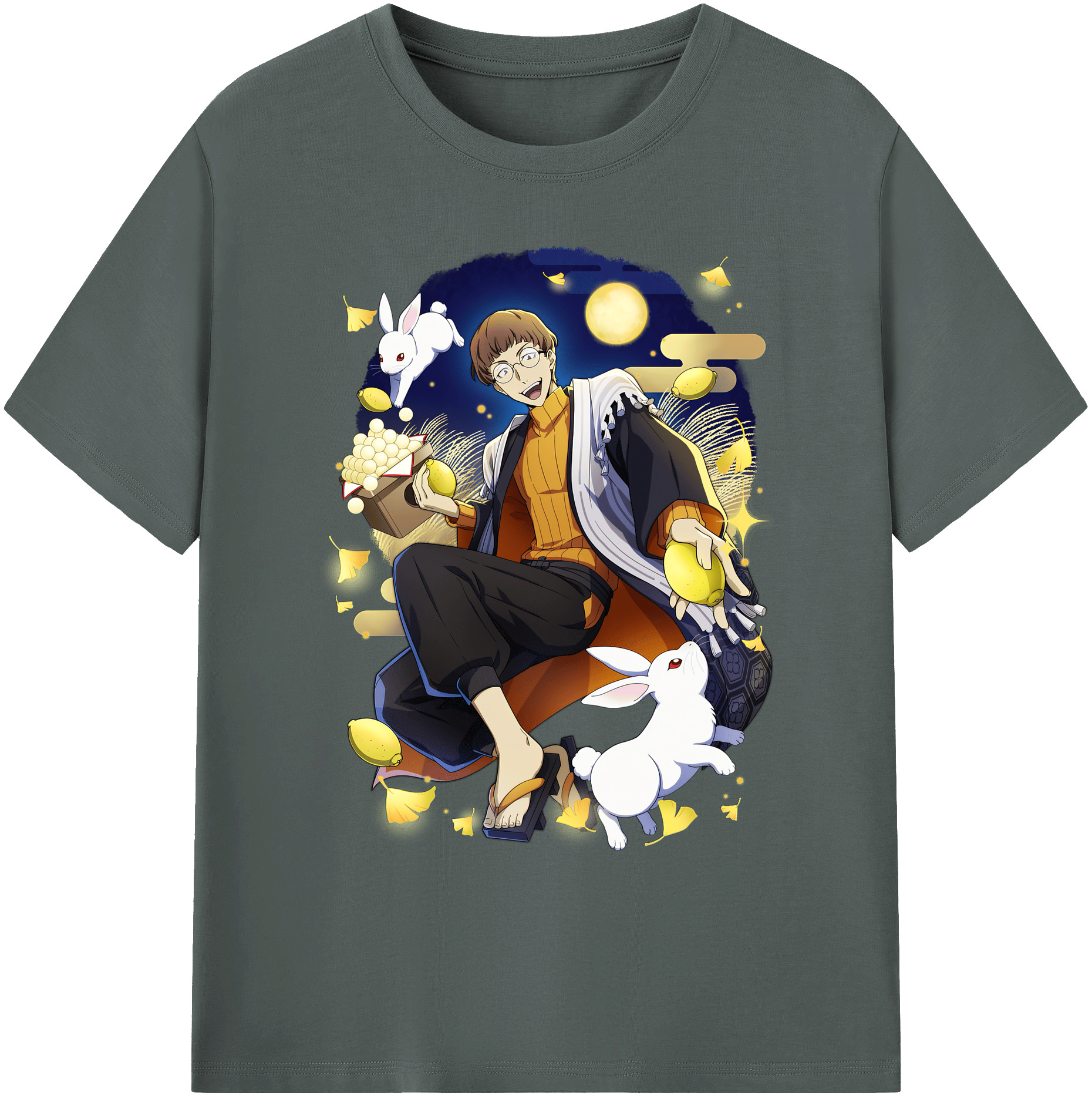 （画像用） 文豪ストレイドッグス Bungo Stray Dogs 綿100％ メンズ半袖Tシャツ｜肌触りやわらか＆通気性